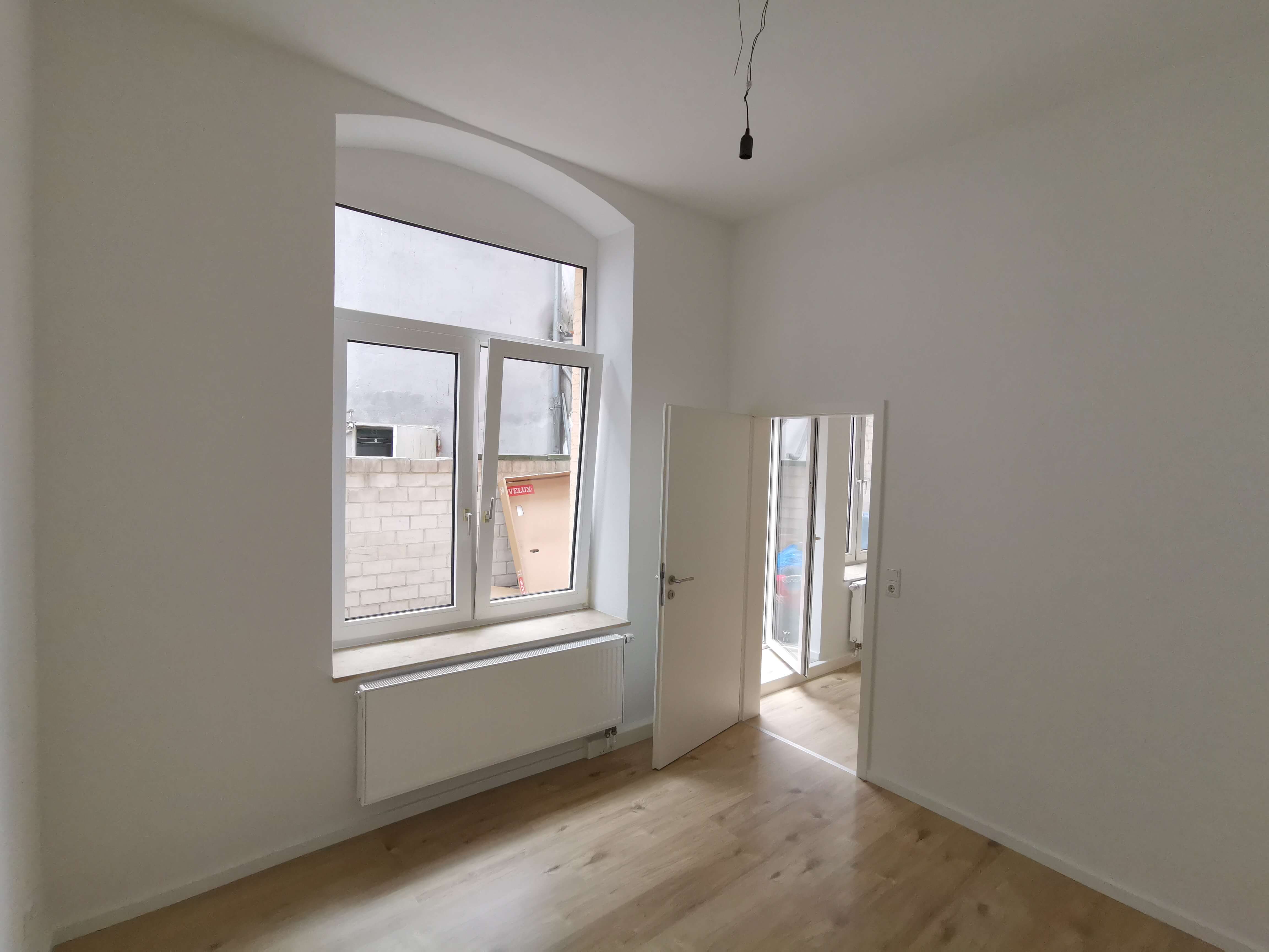 Sanierter Wohnraum nach der Renovierung